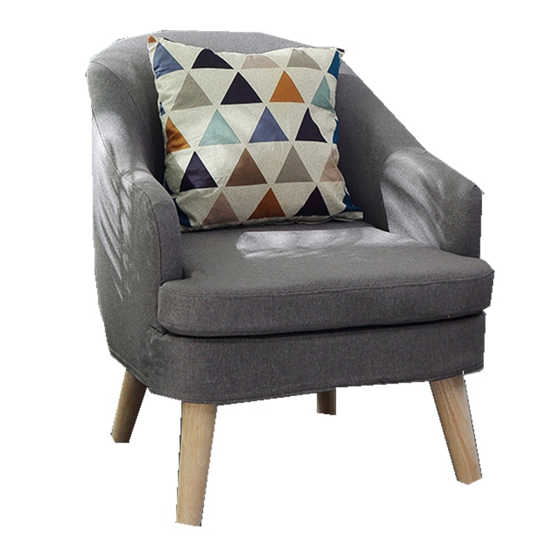 北欧现代简约单人沙发椅卧室小户型阳台懒人沙发可拆洗客厅电脑椅巧妈邦