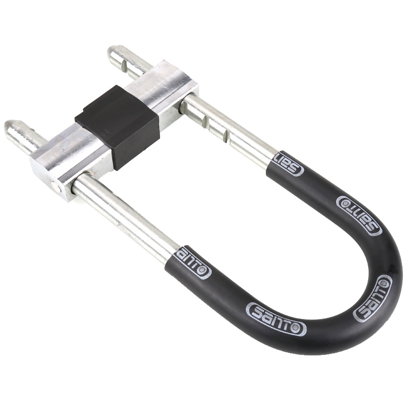赛拓(SANTO)0067 高强度抗剪防撬U型门锁安全锁 双开玻璃门锁电动车锁摩托车锁12-22cm铜锁芯
