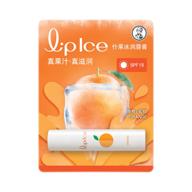 曼秀雷敦什果冰润唇膏-香橙+蜜柑 3.5g