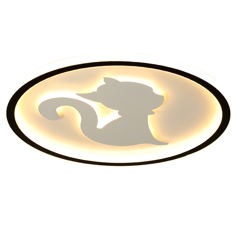 华圣顿 简约现代LED亚克力吸顶灯创意圆形豪华卡通灯卧室灯温馨浪漫卧室奢华厨房餐厅卫生间灯饰新款北欧风灯具_15