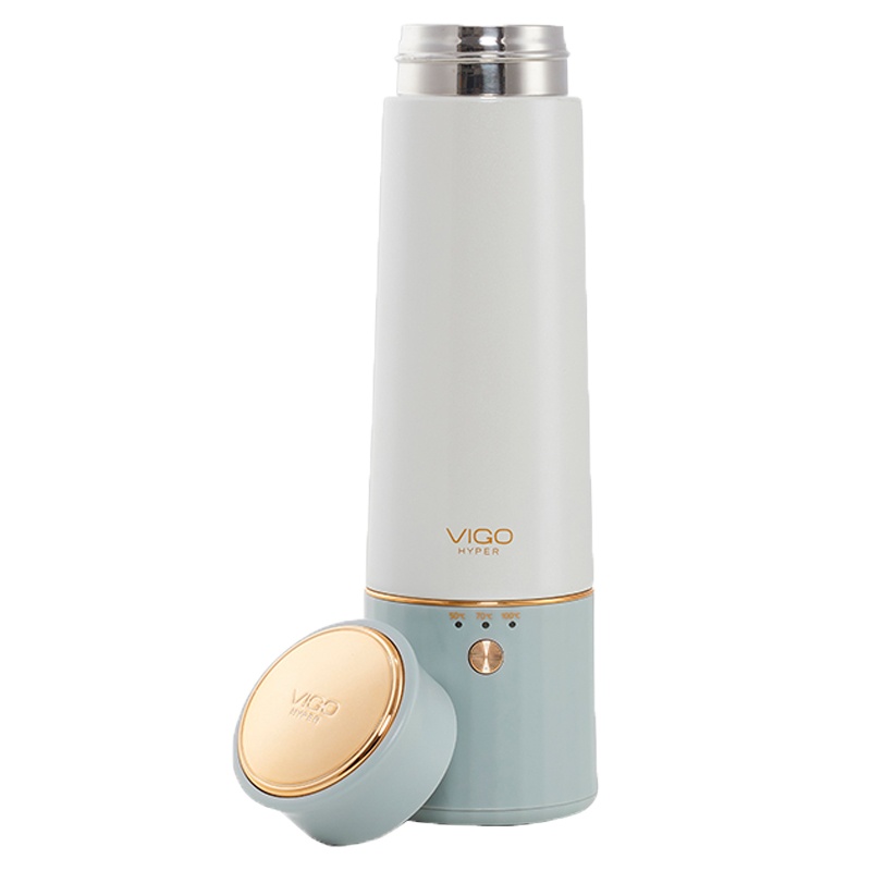 魅果(vigo)便携式电热杯小型自动快速加热烧水壶保温旅行办公室神器保温