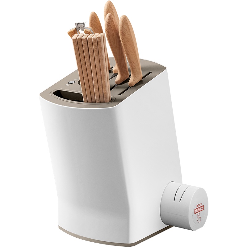 泰瑞达(TER)刀具消毒器 智能消毒刀架 刀具筷筒盒 置物架紫外线消毒杀菌烘干机 家用磨刀器筷子菜刀消毒机