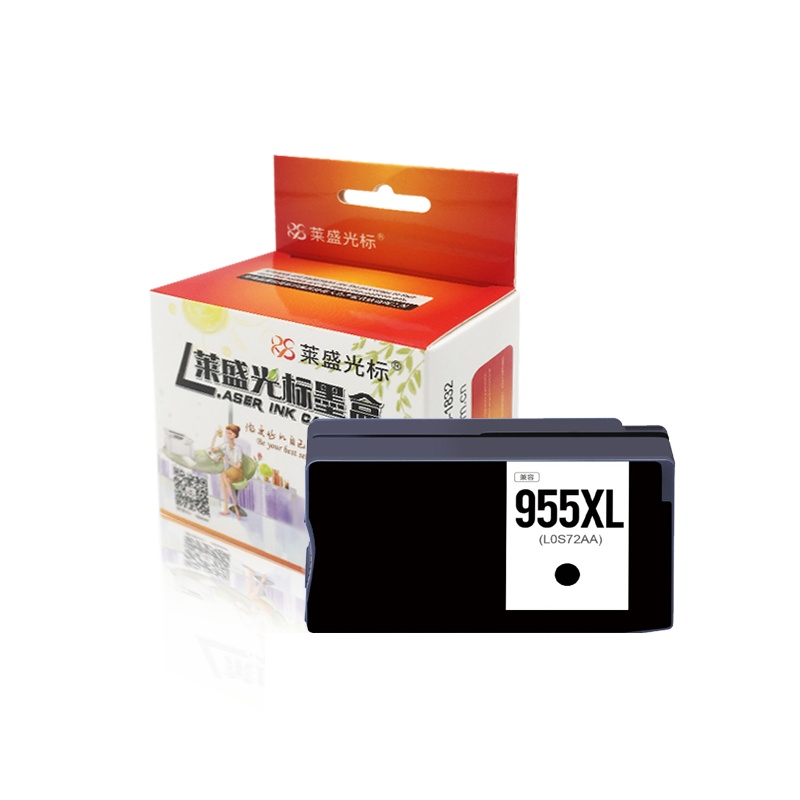 莱盛光标LSGB-955BK 打印机墨盒 适用于惠普955XLBK