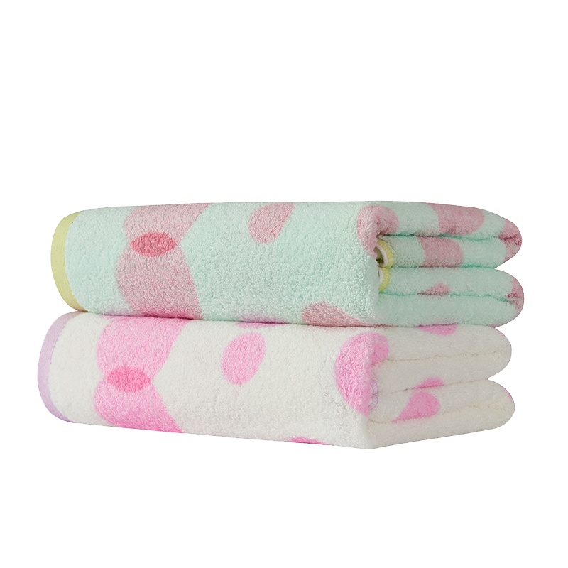 棉田泡泡 毛巾料浴袍 少女儿童 可爱睡袍CFBR21204