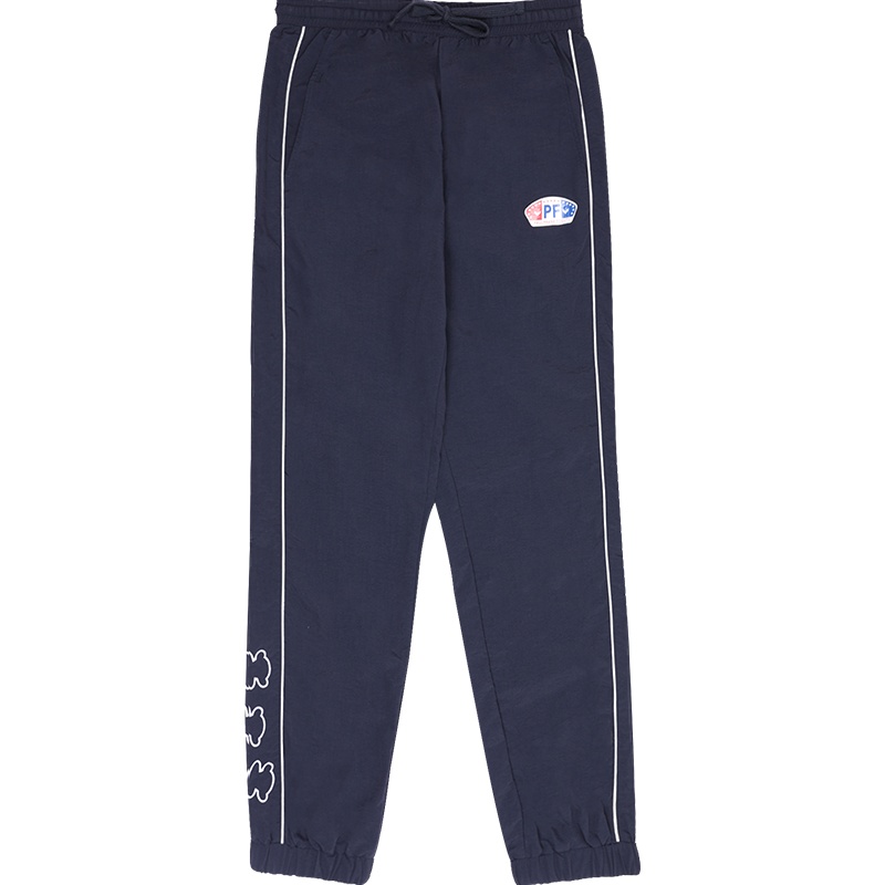 Paul Frank大嘴猴春秋季新款休闲裤男复古校园风撞色拼接束脚裤