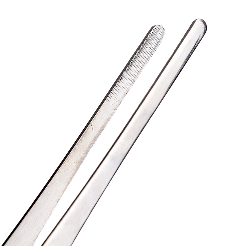 不锈钢镊子 加厚加长 直头工具镊子25cm