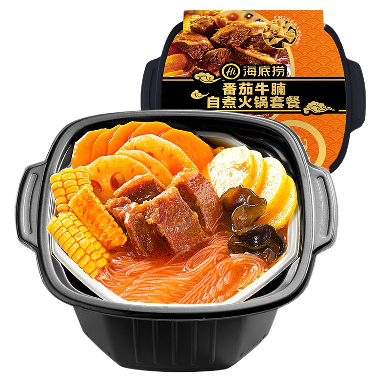 海底捞番茄牛腩365gx2+香辣素食400g