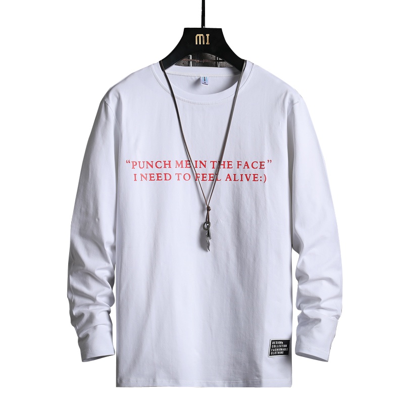 白渠夏季2021男士新款潮流宽松纯棉男装上衣服潮牌ins半袖体恤HL.3128