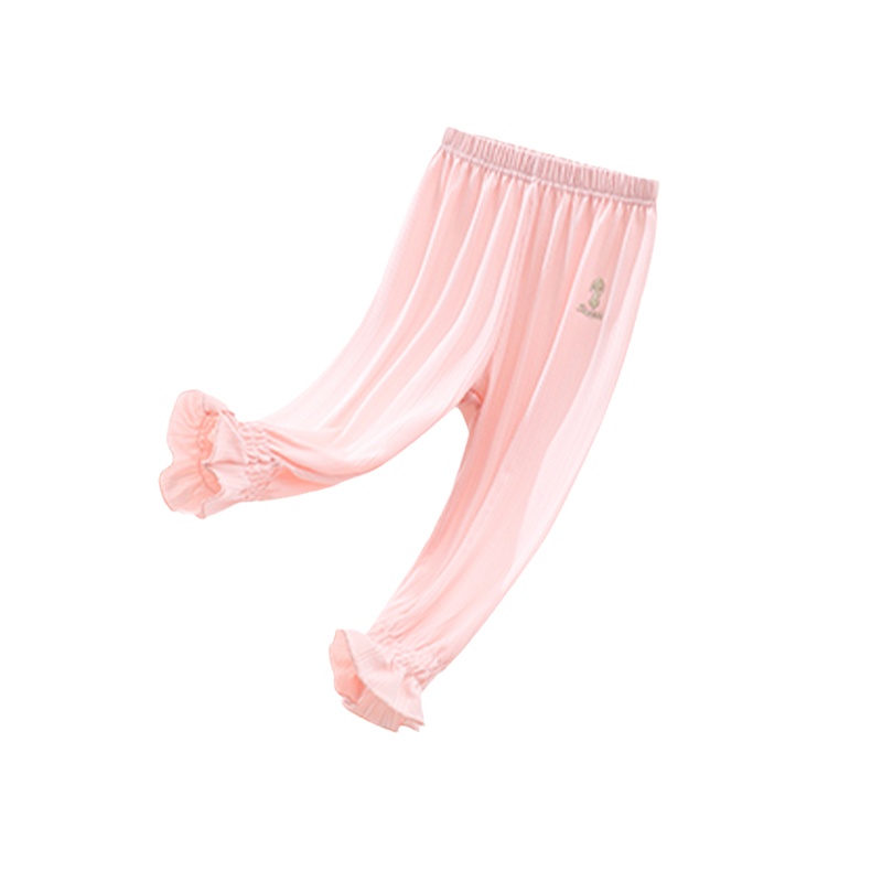 史努比童装儿童裤子新款女童防蚊裤小女孩轻薄长裤