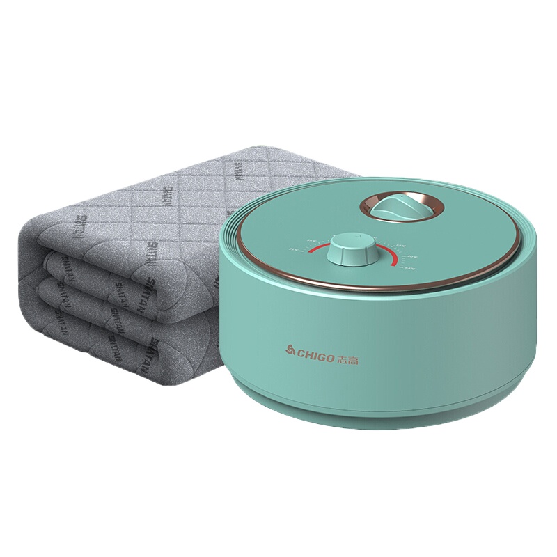 志高(CHIGO)水暖床垫水暖电热毯单人双人安全无辐射家用炕调温除湿控水循环电褥子ZG-SN618旋钮款180*120