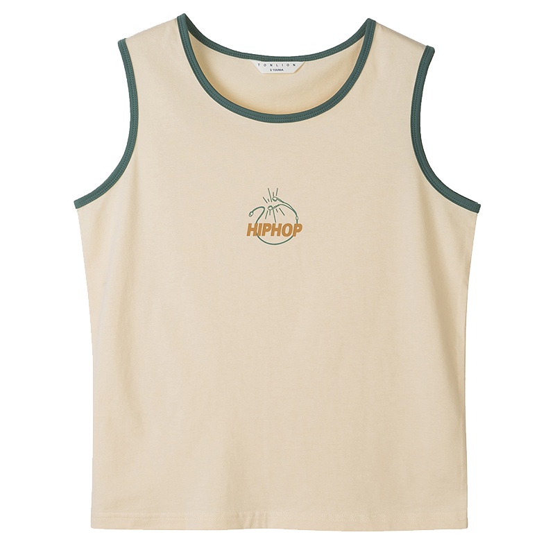 唐狮2020夏季新款情侣坎肩背心男女韩版无袖T恤潮牌ins宽松外穿