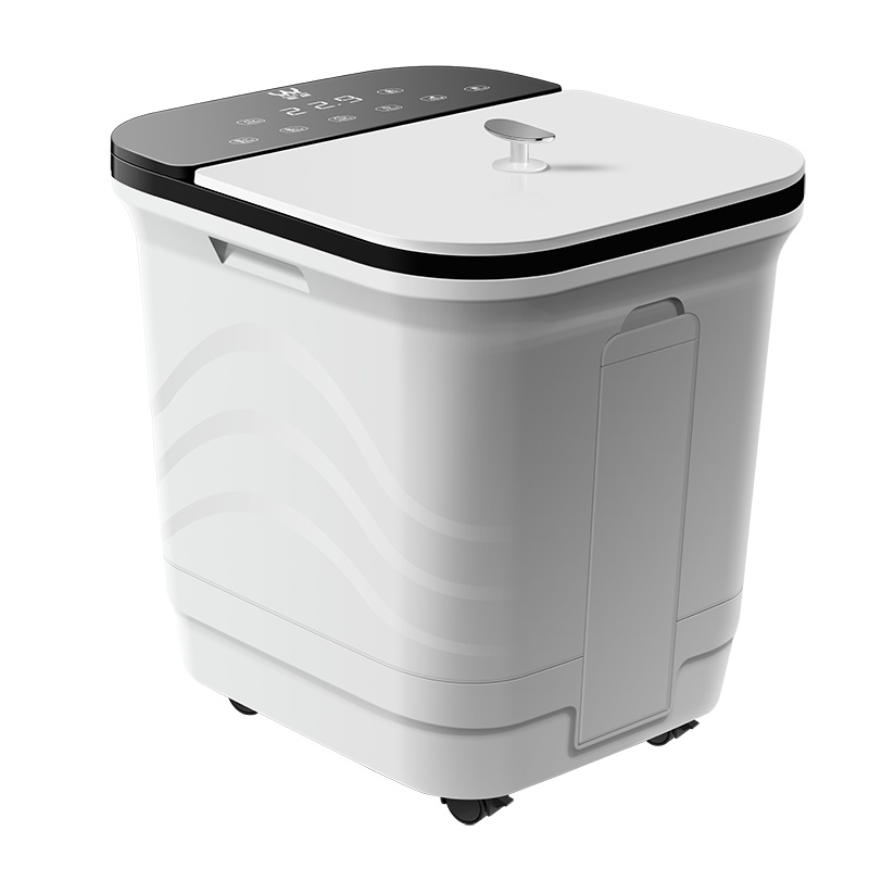 皇威(HUANGWEI)高深足浴盆H-6188B白色 按摩加热泡脚洗脚盆可拆卸按摩盘深桶沐足浴熏蒸电动恒温按摩器材