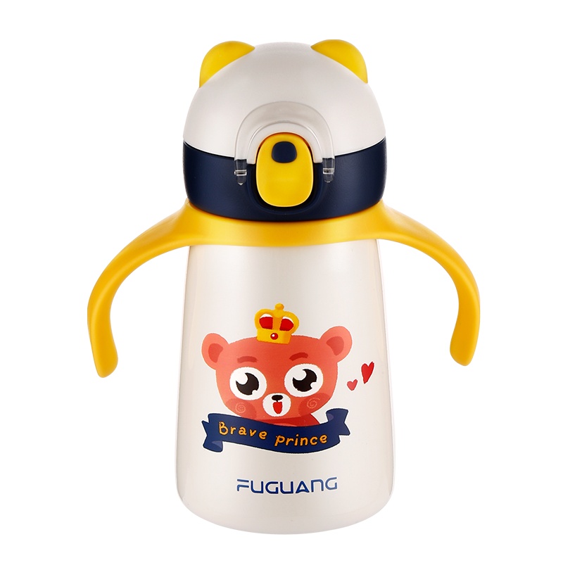 富光儿童保温壶男女学生幼儿园大容量吸管便携水杯子316两用水壶