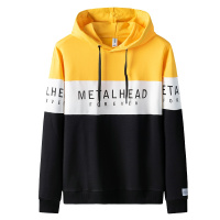 三弦(LA CORDE)2019年秋季套头连帽卫衣男士长袖T恤韩版ins潮流学生宽松青少年外套帽衫LA-MYY-W305