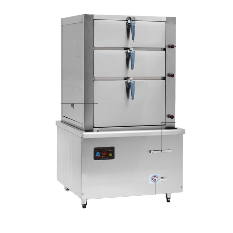 萃姿尔(TRESOR)XDL-HI 30kw电磁加热三门海鲜蒸柜 商用大型蒸箱