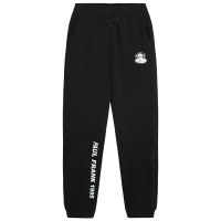 Paul Frank/大嘴猴春秋季加绒长裤女休闲运动裤束口LOGO韩版