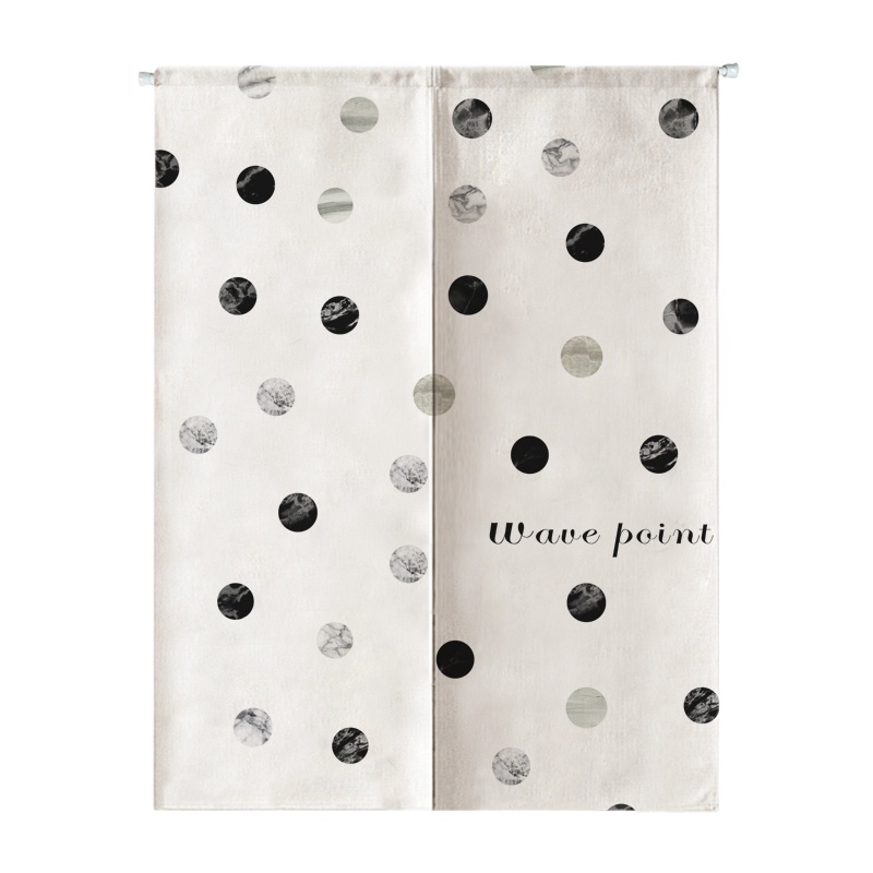 北欧植物布艺帘半帘窗帘儿童书房隔断玄关帘风水帘卧室装饰挂帘