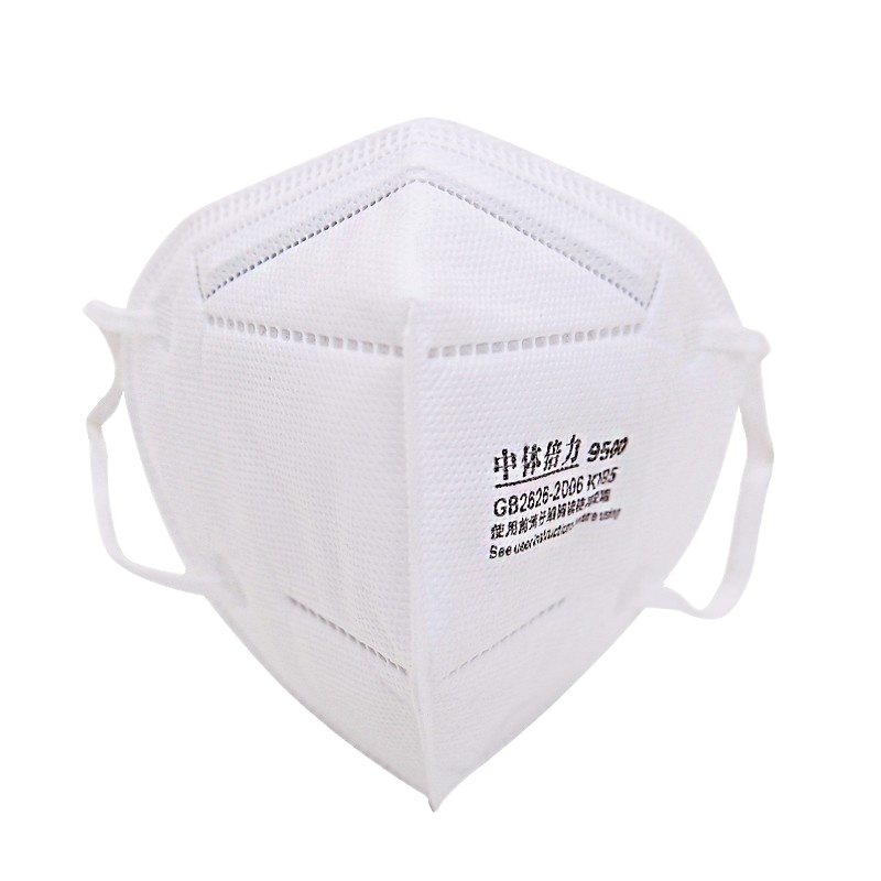 中体倍力kn95防护口罩防尘透气防粉尘耳戴式独立包装 X3耳带式 10个/件 (单位:件)