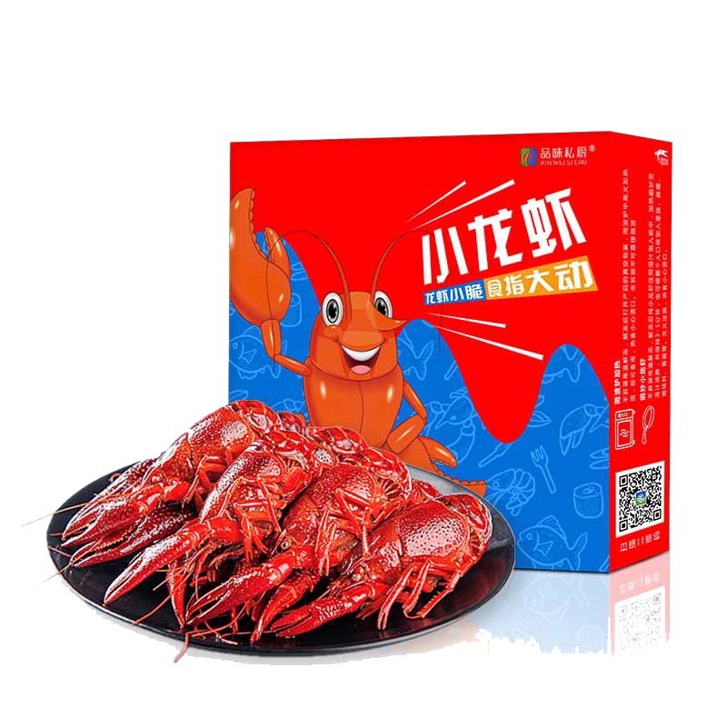 品味私厨 麻辣小龙虾1kg 4-6钱/只 净虾 500g 