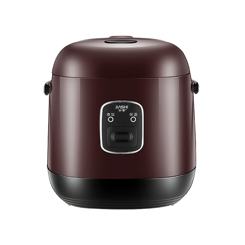 家實(JIA Shi) 迷你电饭煲1.2L升智能预约多功能家用电饭锅小型家用微电脑式底盘加热不粘锅不溢锅咖啡色