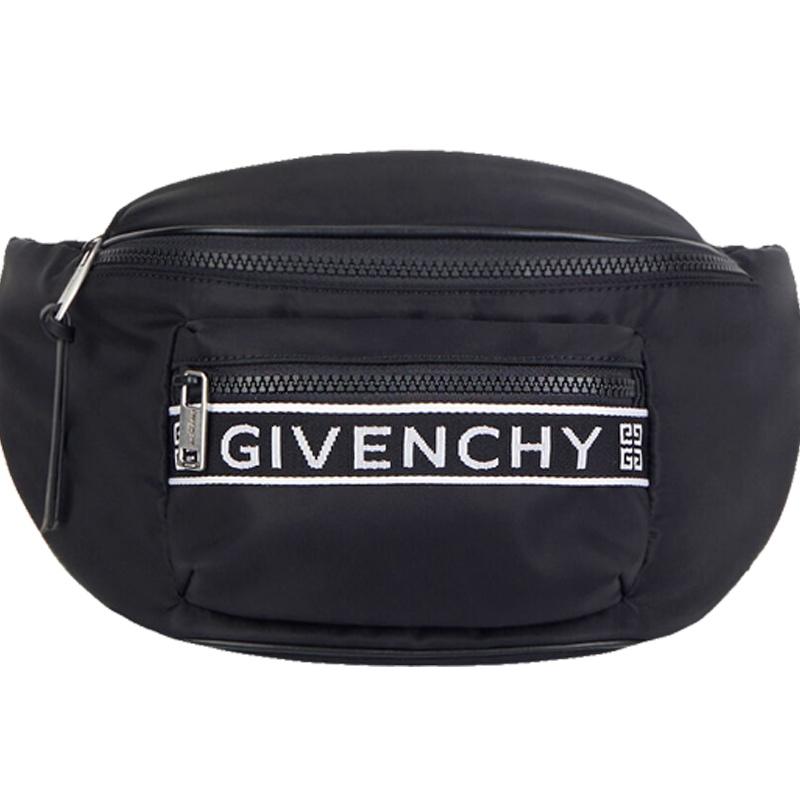 【预定】GIVENCHY/纪梵希 4G LOGO GIVENCHY大号尼龙腰包 BK504SK0B5
