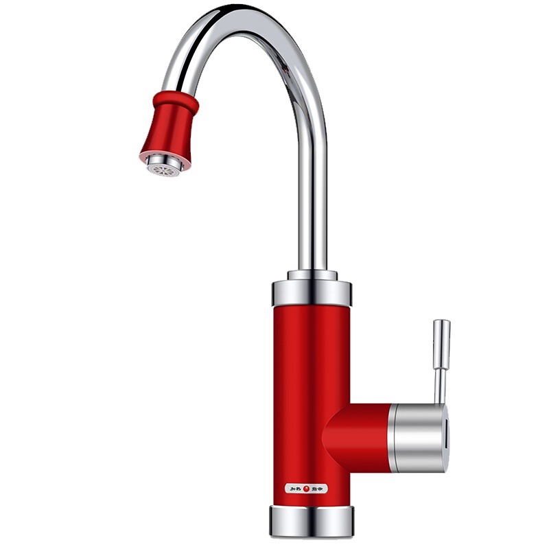 小艾KY-31-X-3即热式电热水龙头 速热式小厨宝 热水器 3KW 红/白下进水