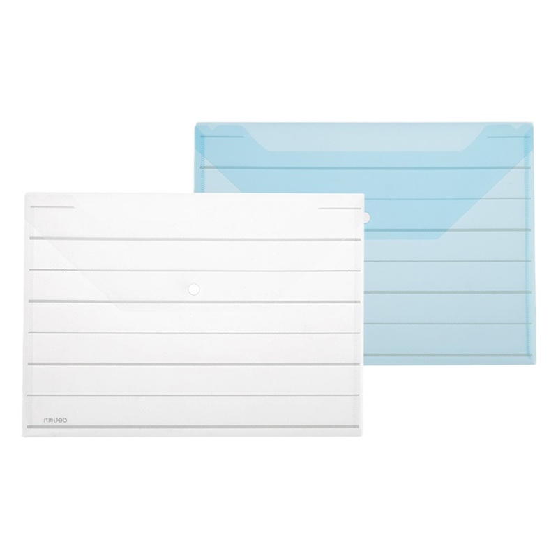 得力8313透明文件袋 100个装