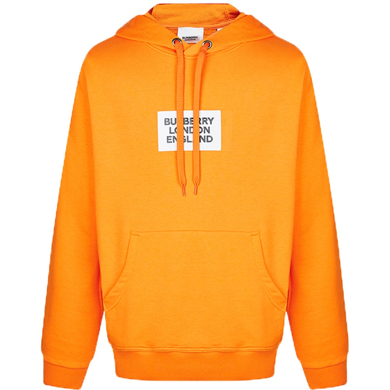 BURBERRY 博柏利 男士徽标印花棉质连帽卫衣运动衫 8016901