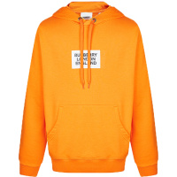 BURBERRY 博柏利 男士徽标印花棉质连帽卫衣运动衫 8016901