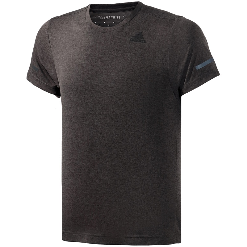 阿迪达斯男服装短袖T恤透气跑步训练服装EI6386