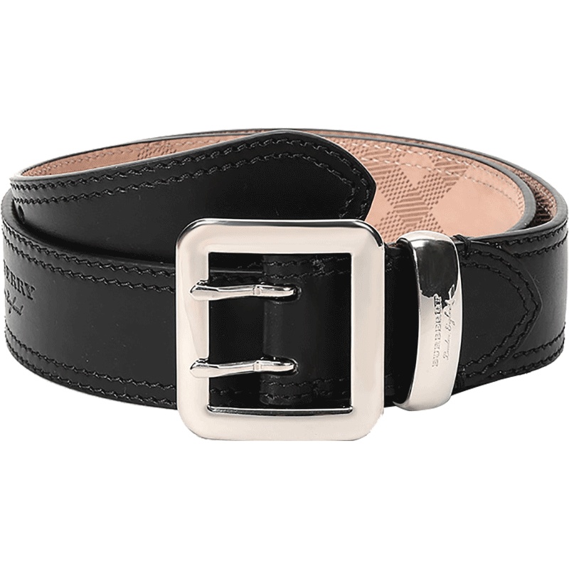 BURBERRY 博柏利 女款皮革双针扣皮带腰带 40628651