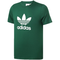 阿迪达斯三叶草男服短袖T恤大LOGO运动休闲服GJ8295