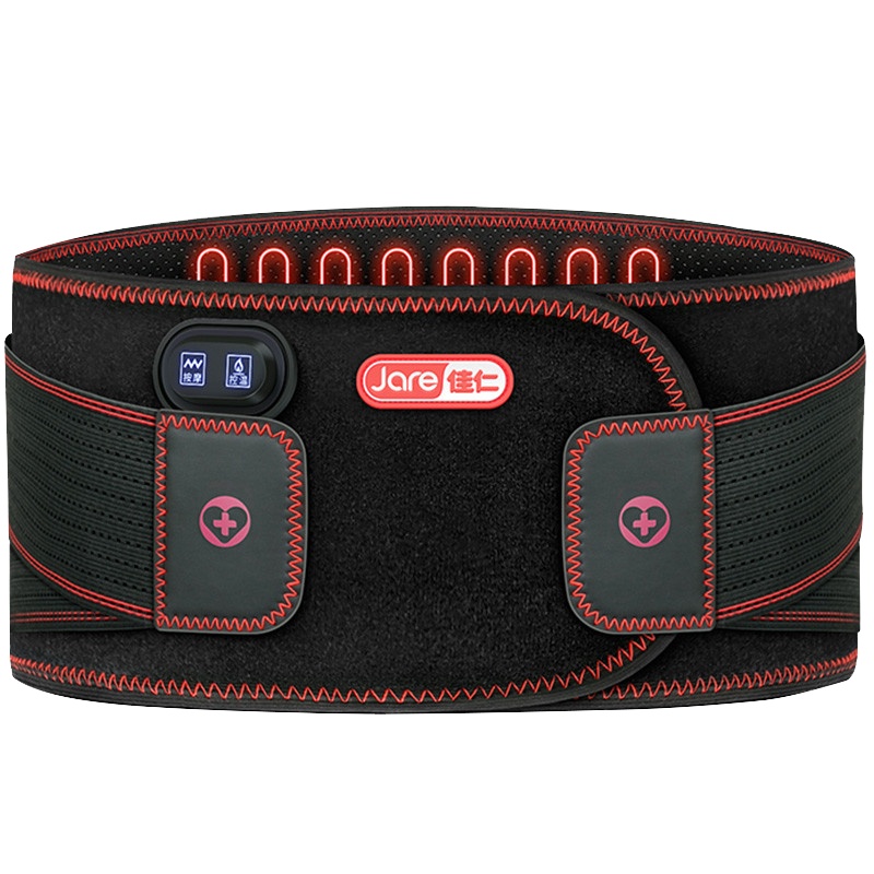 佳仁(JARE) 电子腰带 JR_198_1C 充电款 自由控温最高60°, 档位调节 双电机震动按摩 电热护腰带