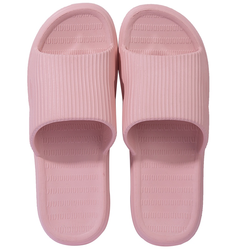 苏宁极物 轻弹居家拖鞋 eva软底防滑情侣拖鞋 纯色浴室凉拖