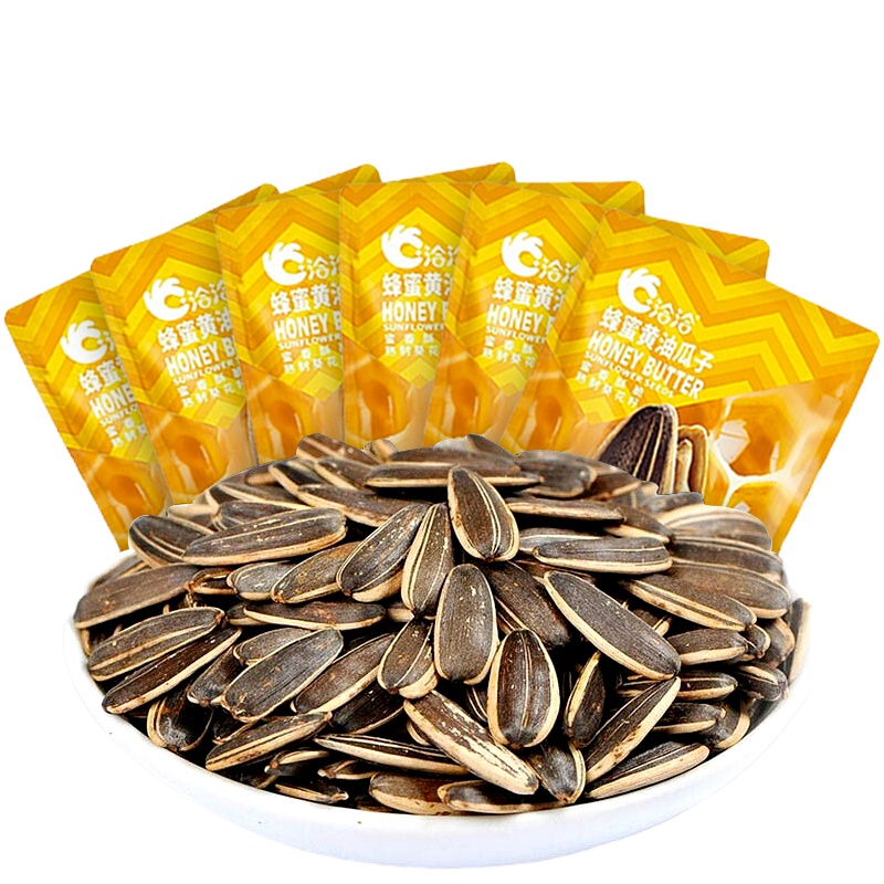 洽洽瓜子蜂蜜恰恰瓜子葵花籽坚果炒货零食自营小吃98g*6袋