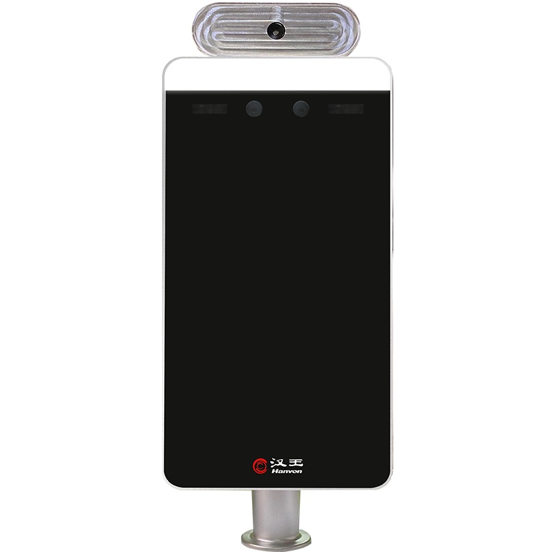 汉王(Hanvon)非接触式动态人脸体温检测识别终端8英寸触屏考勤打卡签到双目动态活体检测HW-GX-C880