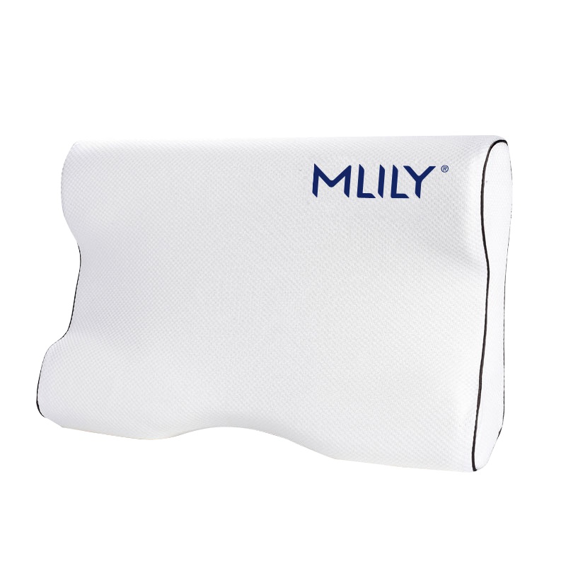 Mlily梦百合 幻蝶美容枕 护颈记忆枕零压蝶形颈椎枕太空枕头