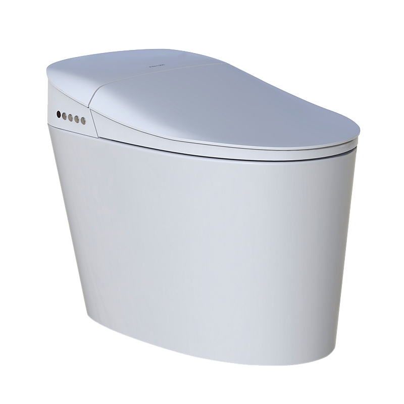 法恩莎卫浴智能马桶家用全自动虹吸遥控速热烘干一体式坐便器F18