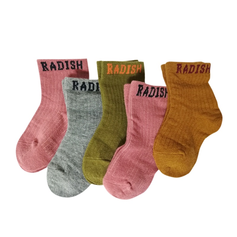 春款四季款萝卜探长5双盒装女童袜 B9H055