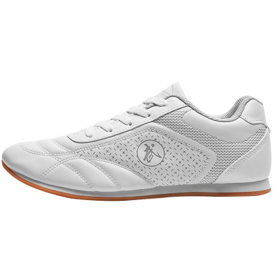 双星太极鞋男鞋武术鞋皮面太极拳练功鞋训练女太极运动鞋