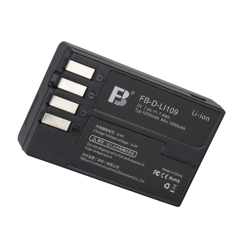 沣标D-LI109电池 宾得K50电池 DLI109 K30 K-50 K70 K500 kR K-S2数码相机