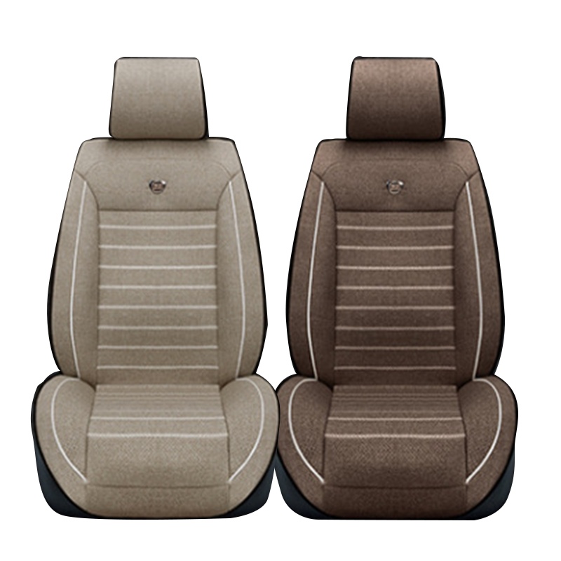 淘尔杰TAOERJ新款亚麻汽车坐垫四季垫通用专用透气汽车座垫