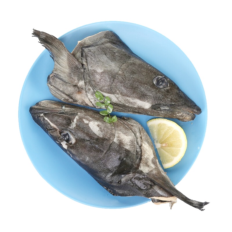 禧美海产 冷冻美国黑鳕鱼头 800g 袋装 海鲜水产