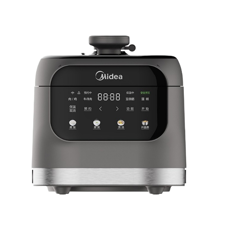 美的(Midea)电压力锅3升复古压力可调1-4人使用电高压锅 MY-EYL3040 迷你3L 可开盖煮