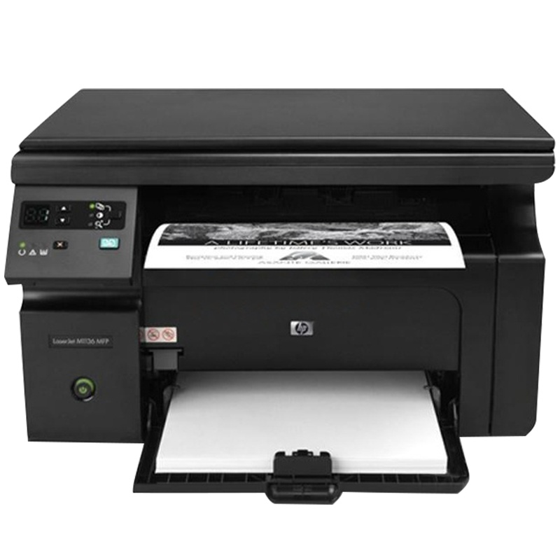 惠普(HP)LaserJet Pro M1136 黑白多功能激光一体机 (打印 复印 扫描)学生打印作业打印