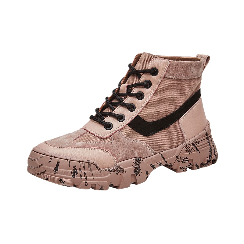 达芙妮2019新款英伦风瘦瘦百搭帅气网红短靴冬春秋单靴马丁靴女鞋