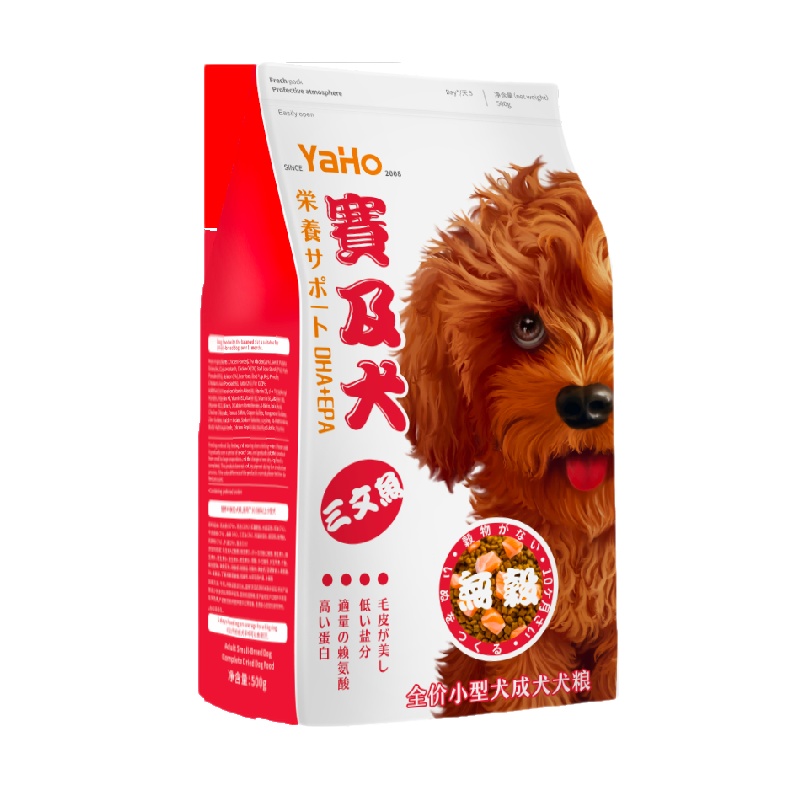 YaHo亚禾 狗粮泰迪金毛拉布拉多比熊小型犬幼犬成犬通用型3斤