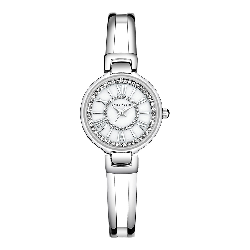 安妮克莱因（ANNE KLEIN）摩登复古系列简约复古休闲石英女士手表AK/2597MPSV