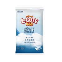乐可爱美佳婴儿纸尿裤L码4片装宝宝夏季柔软超薄透气便携尿不湿