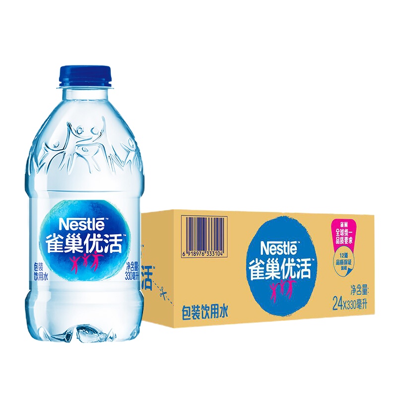 雀巢优活 饮用水330ML*24